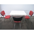 Retro Table with 3 Chairs